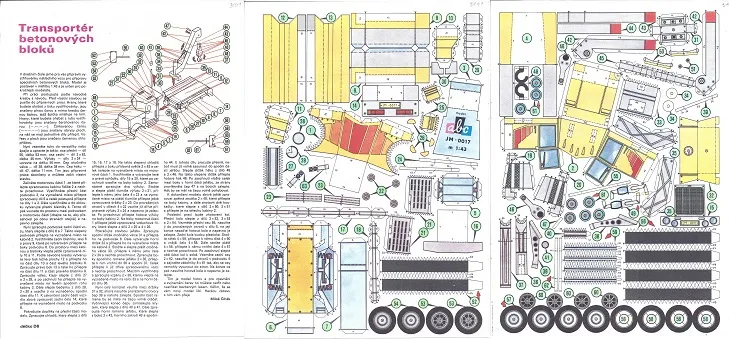Transportér betonových bloků (2)